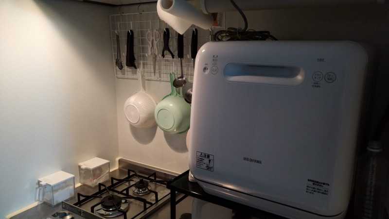 アイリスオーヤマISHT-5000-W食器洗い乾燥機のレビュー！水道工事不要 
